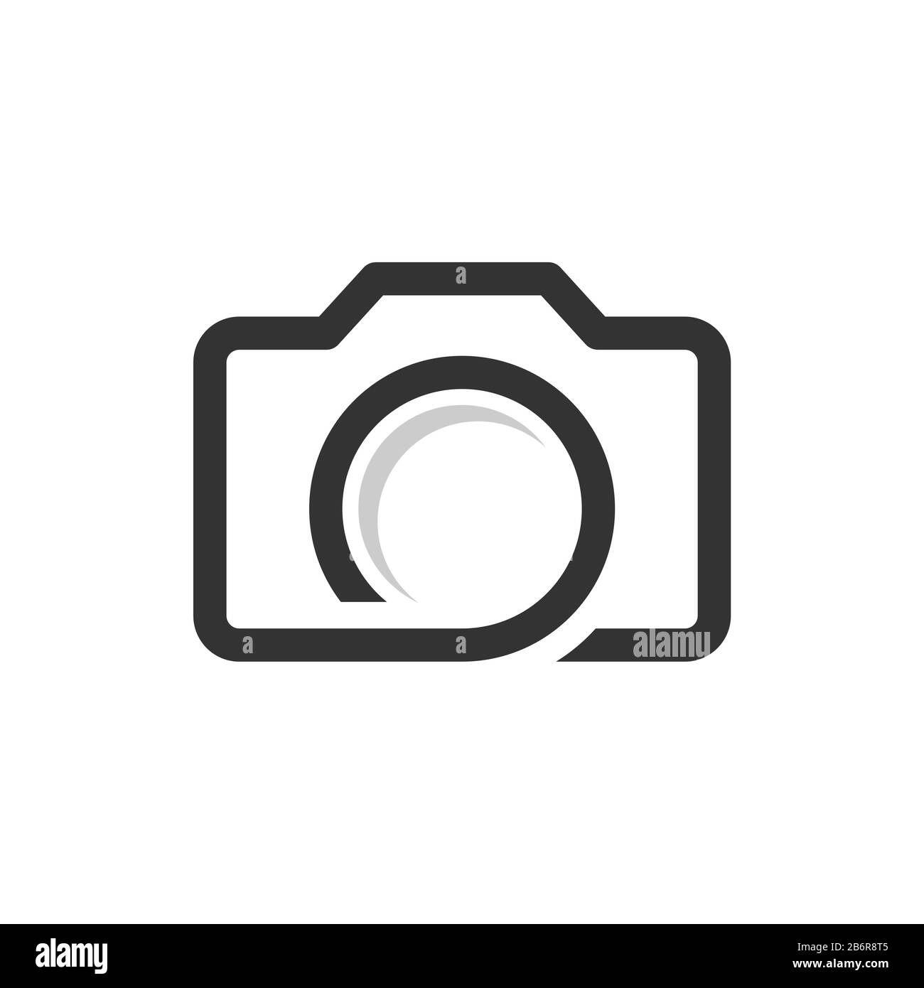 Icono de camara vector Imágenes de stock en blanco y negro - Alamy