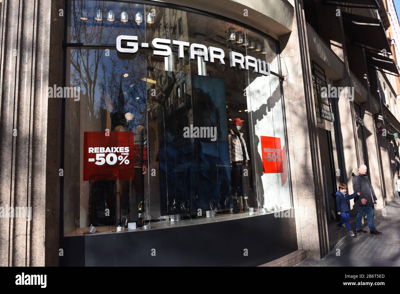 Una vista de una tienda G-Star Raw Fotografía de stock - Alamy