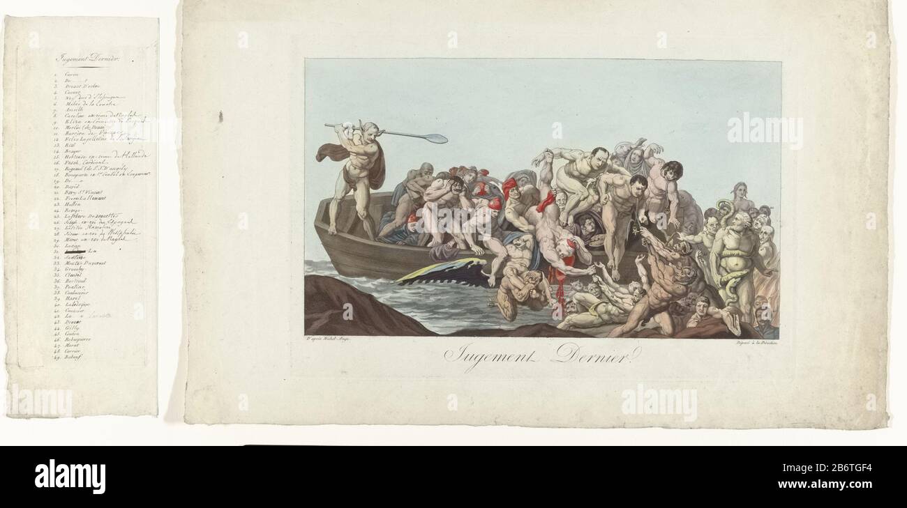 Het Laatste Oordeel Jugement Dernier Objeto De Titel Op Alegoria De La Desaparicion De La Revolucion