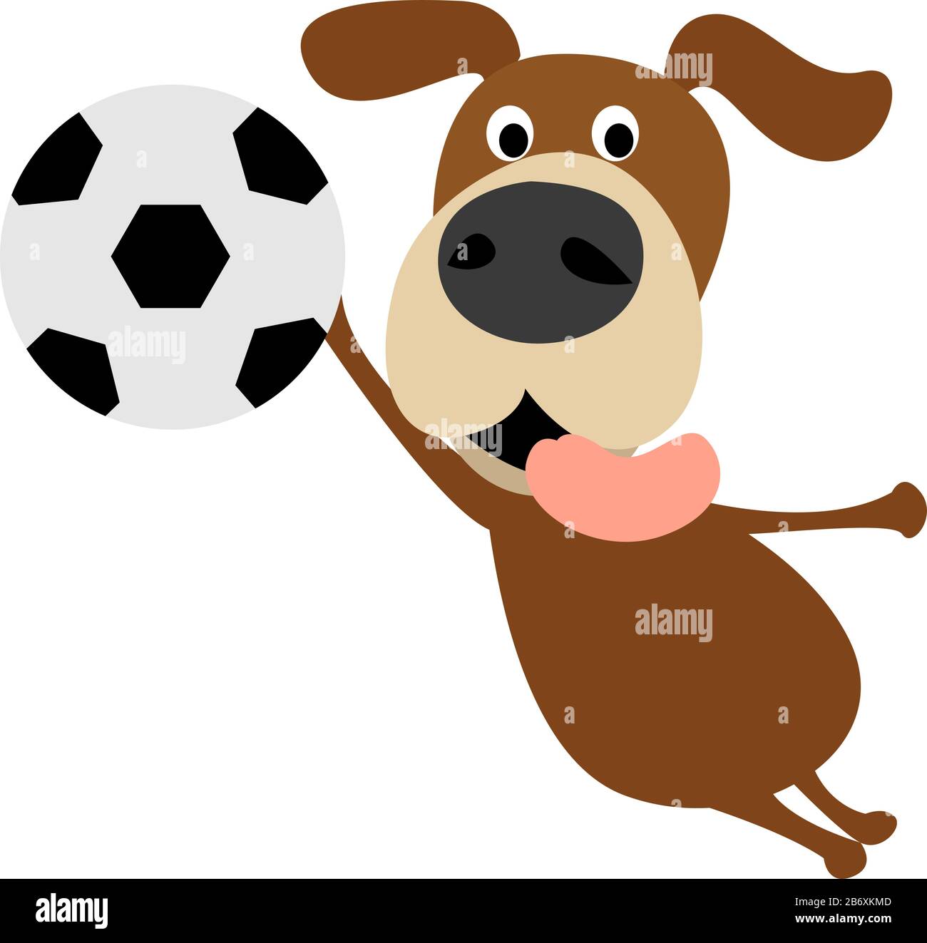 Portero de perros, ilustración, vector sobre fondo blanco Imagen Vector de  stock - Alamy