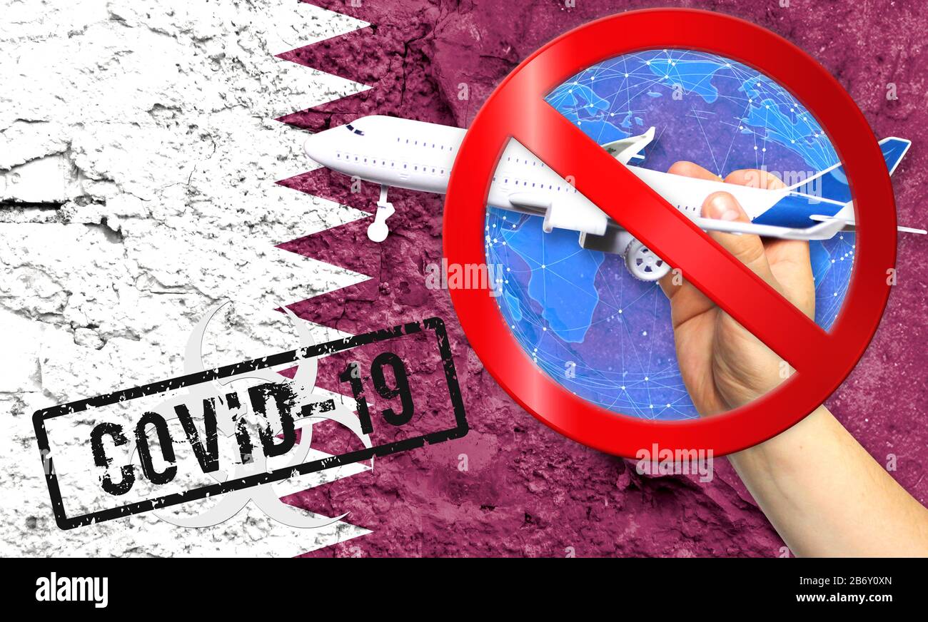 La nueva enfermedad coronavirus llamada COVID 19, con la bandera de