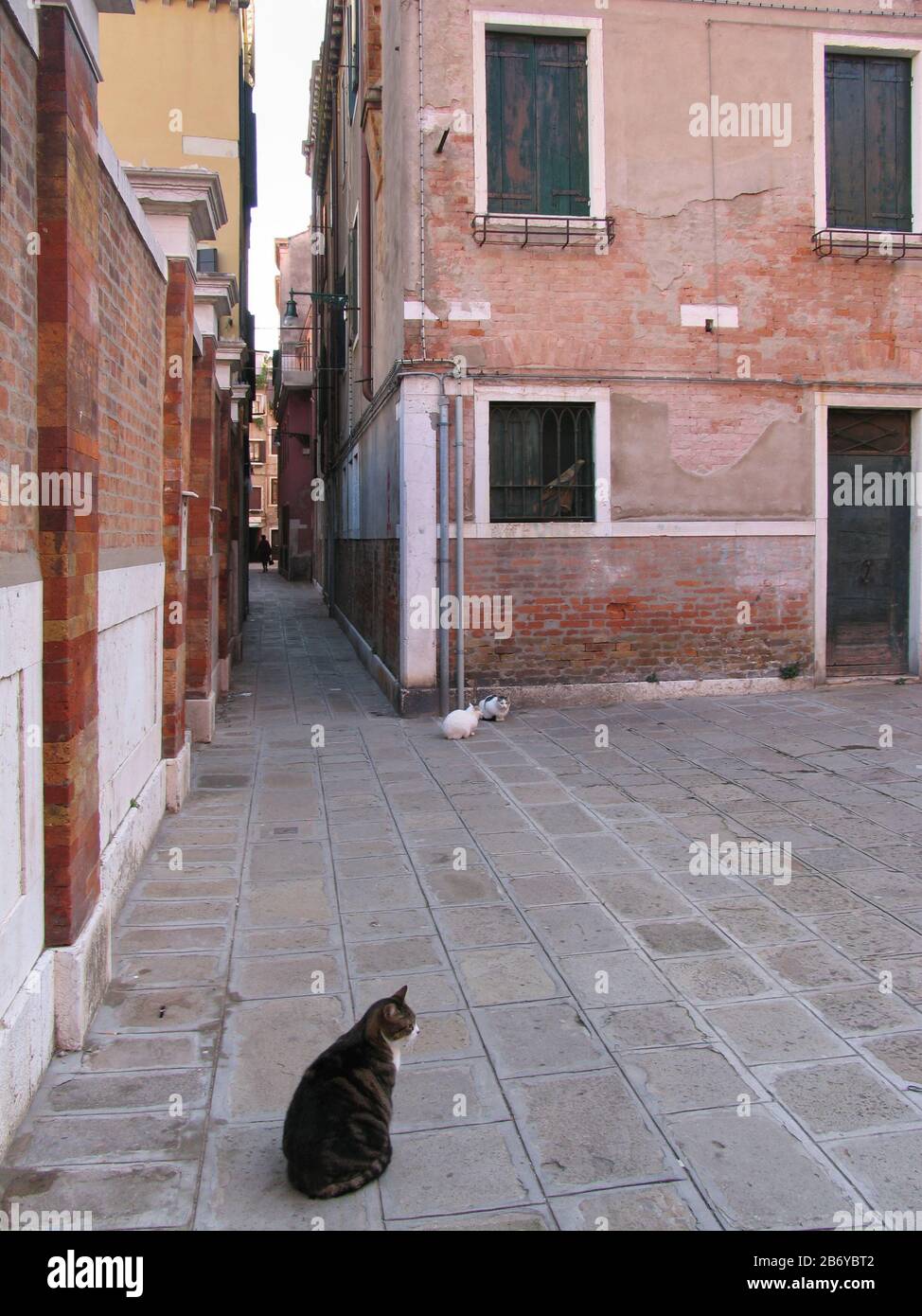 Calles vacías de Venecia después de coronavirus Italia bloqueo Foto de stock