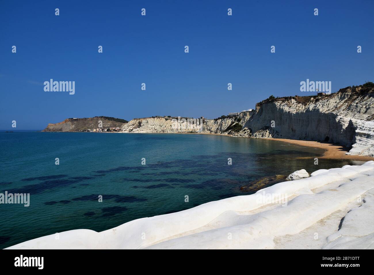 Scala dei Turchi, sicilia Foto de stock