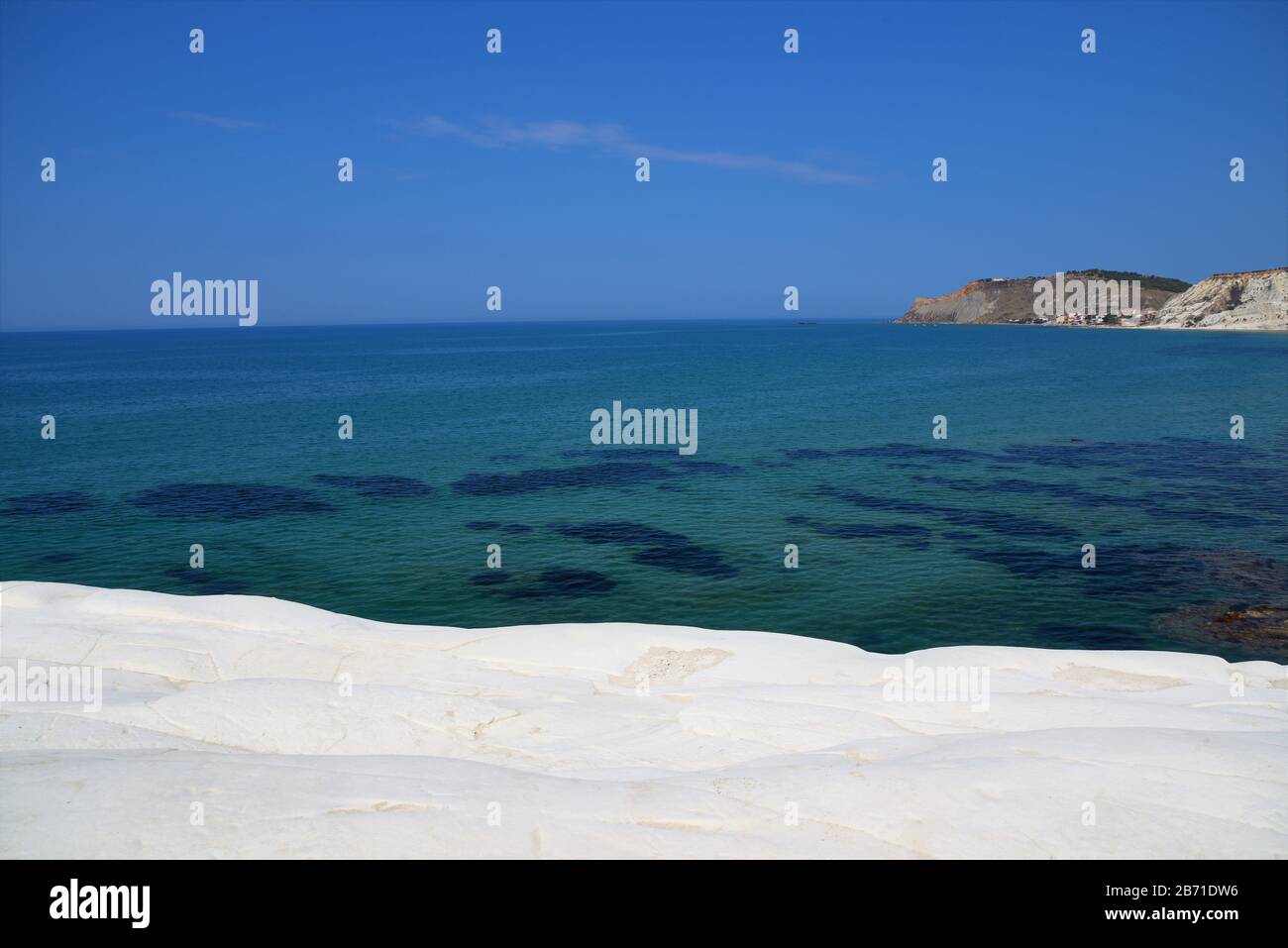 Scala dei Turchi, sicilia Foto de stock