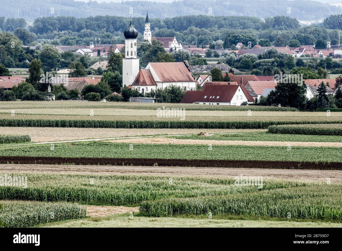 La ciudad de Höchstädt en el Danubio, escenario de la Segunda Batalla