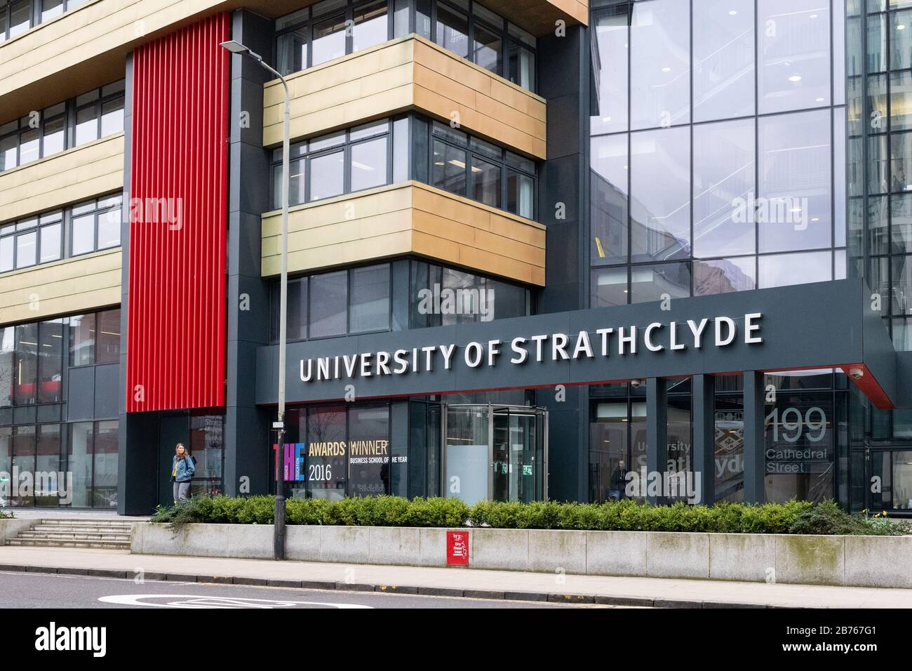 Universidad De Strathclyde Business School, Glasgow, Escocia, Reino Unido Foto de stock