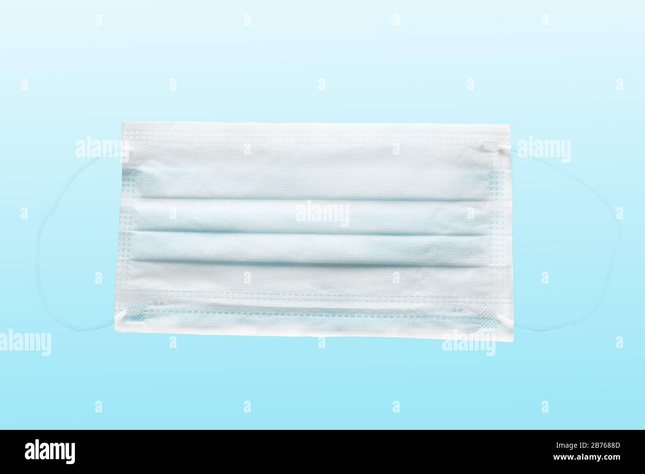 Mascarilla quirúrgica. Máscara de procedimiento de bacterias. Concepto