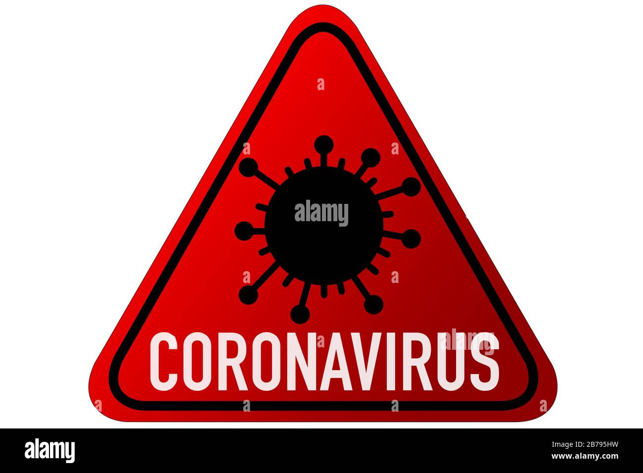 Signo de bacteria en el espacio de copia de fondo blanco. COVID 19 brote coronavirus, cuarentena de atención de salud para infecciones, prueba de virus y concepto de investigación Foto de stock