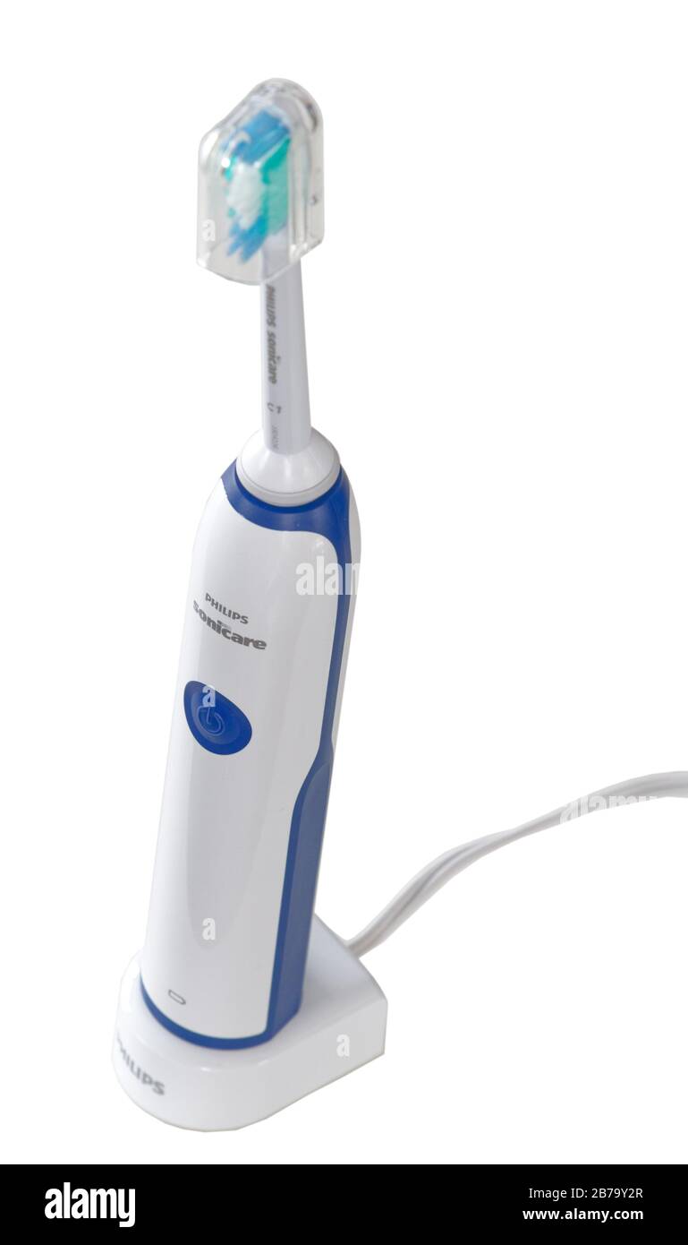 Cepillo dental eléctrico Philips Sonicare Foto de stock
