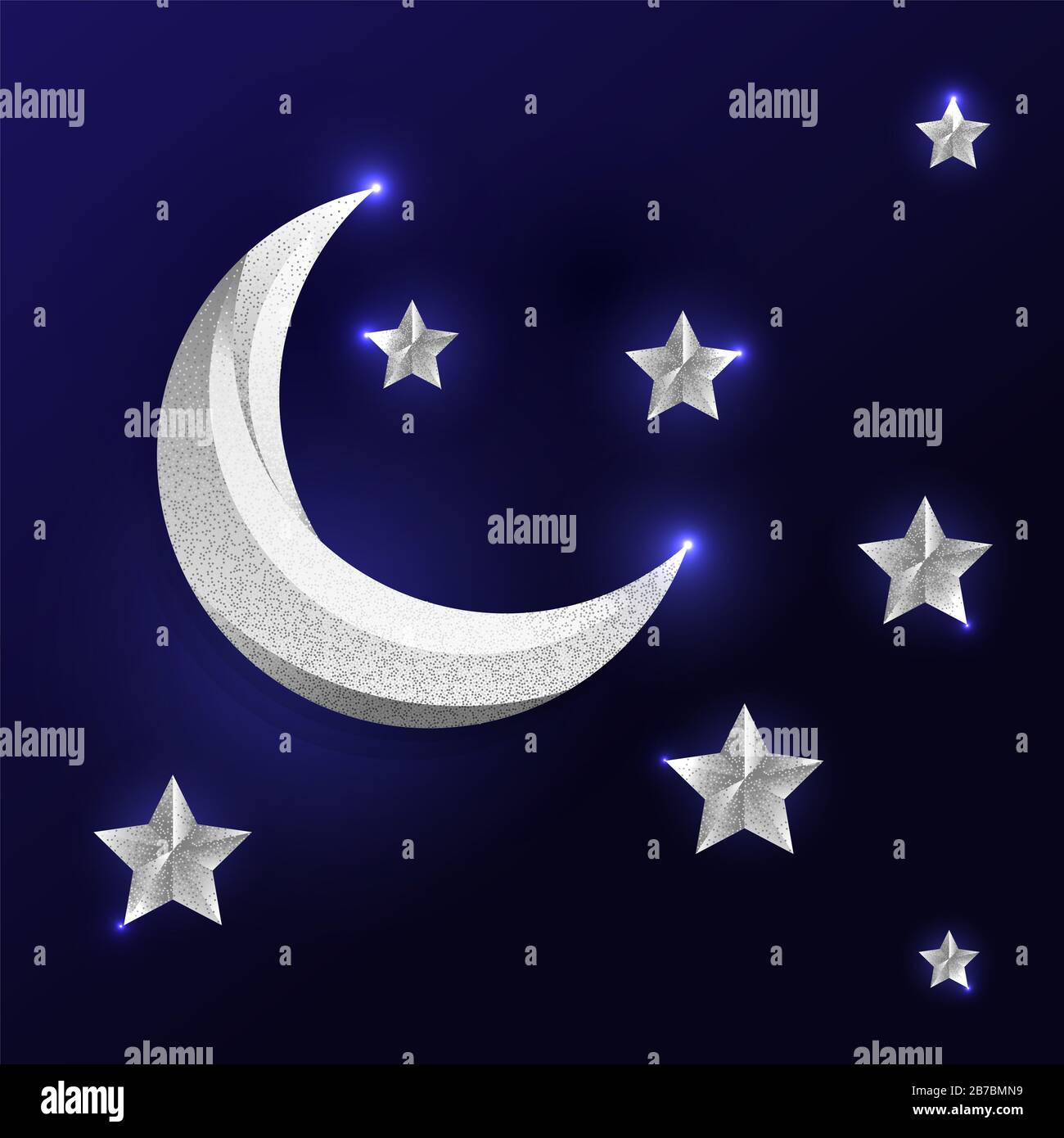 Silvery moon e imágenes de alta resolución - Alamy