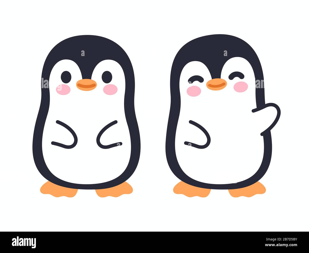 Ilustración de pingüino Imágenes vectoriales de stock - Alamy