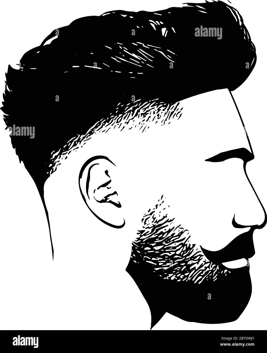 Barbero Corte de pelo hombre. generar ai 27485370 Foto de stock en Vecteezy