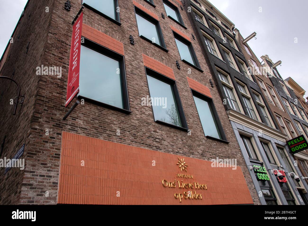 Museo Ons' Lieve Op Solder en Amsterdam Holanda 2020 Foto de stock