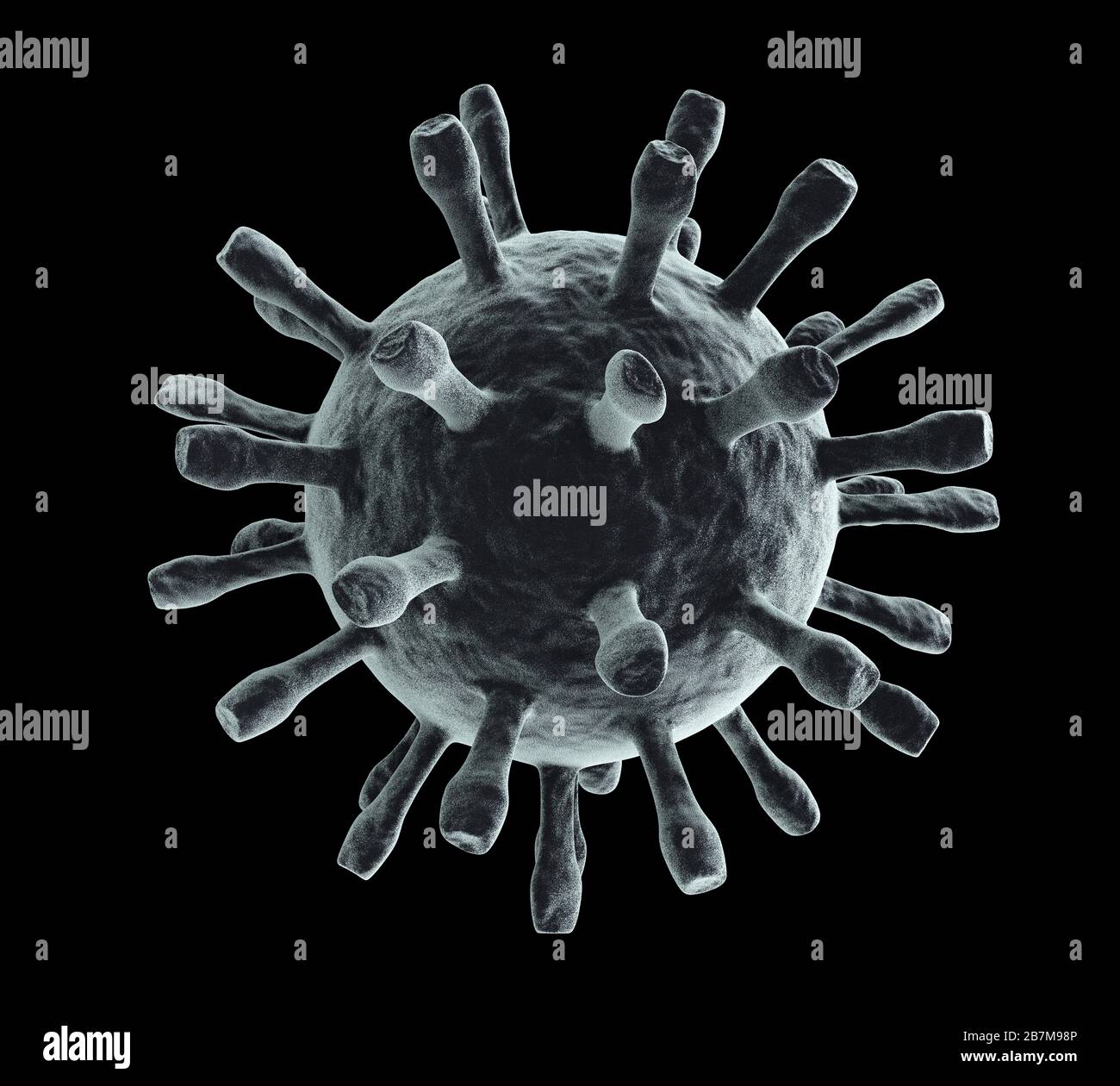 Virus O Bacterias Aisladas Foto de stock