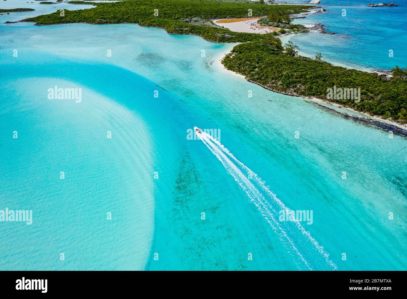 Exuma Cays Land and sea Park, Exuma Island Chain, Bahamas Foto de stock