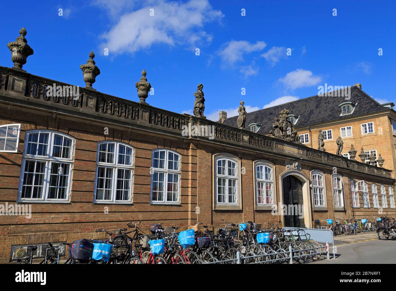 Museo Nacional de Dinamarca, Copenhague, Zelanda, Dinamarca, Europa Foto de stock
