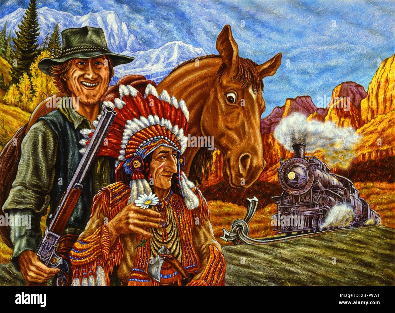 Vaqueros e indios fotografías e imágenes de alta resolución - Alamy