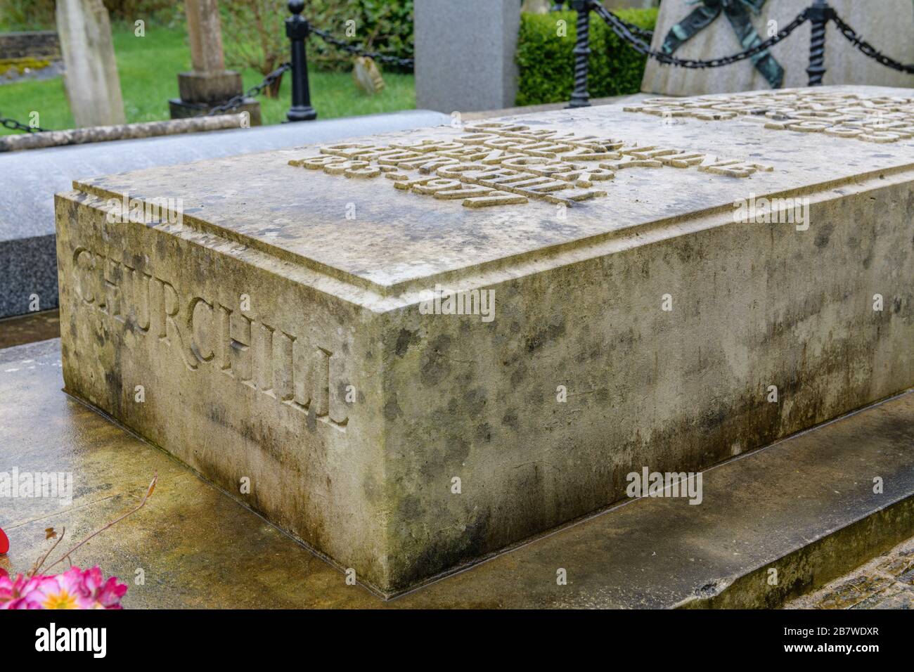 Winston Churchill Grave Fotografía de stock - Alamy