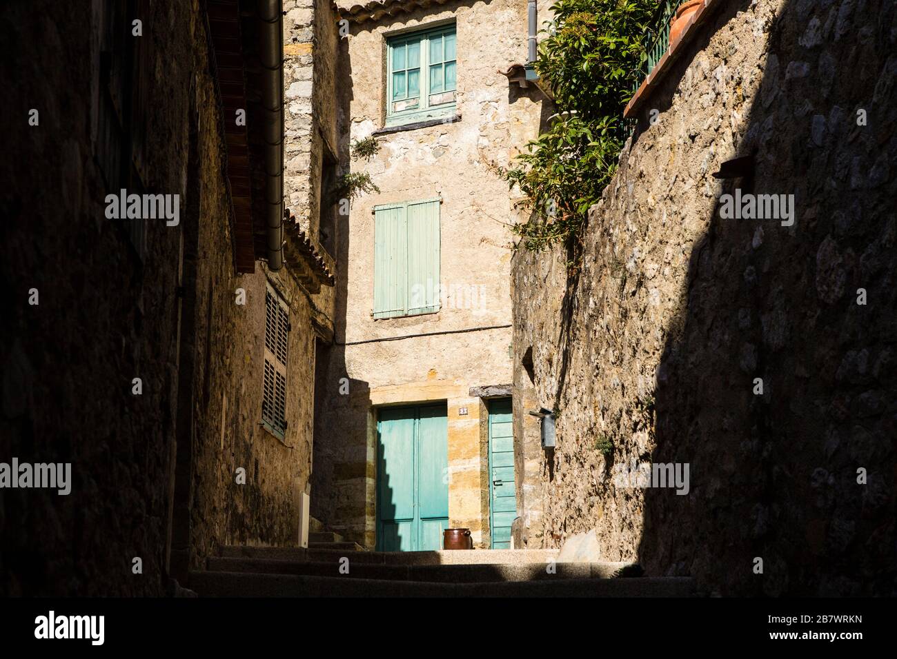Old Town House, Fayence, Provenza-Alpes-Costa Azul, Francia Foto de stock