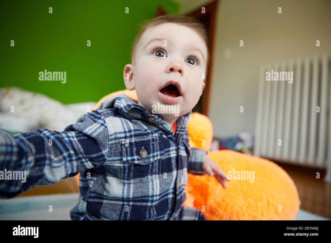 Retrato de Baby Boy Foto de stock