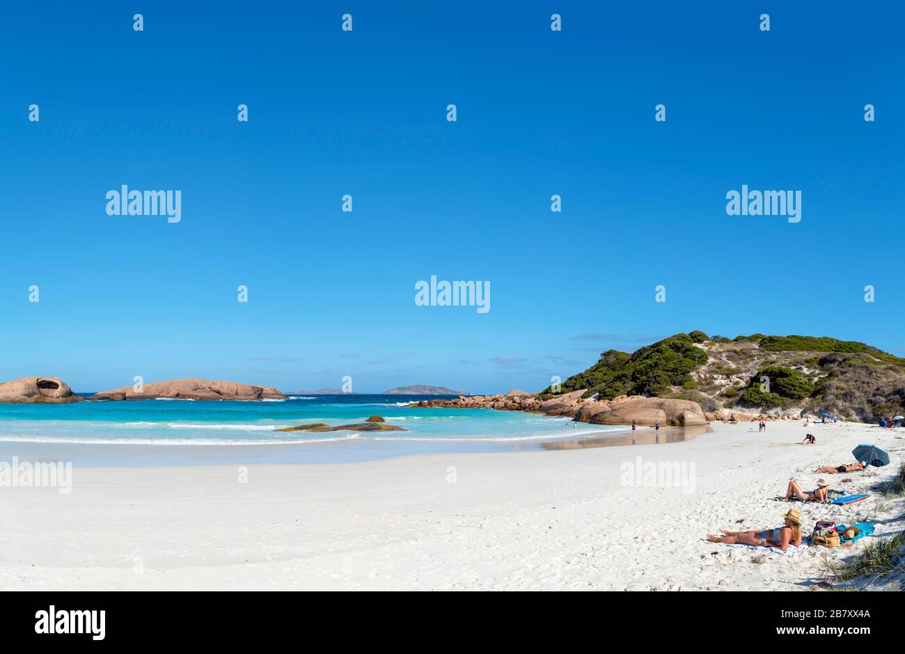 Twilight Beach, Great Ocean Drive, Esperance, Australia Occidental, Australia Foto de stock