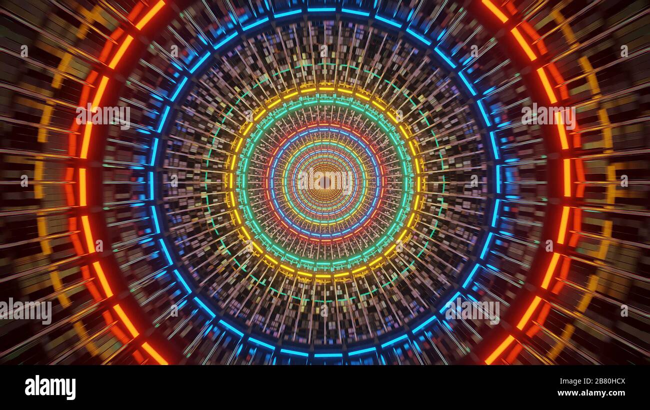 Fondo fresco con luces láser de neón circulares - perfecto para fondos de pantalla Fotografía de stock - Alamy Fondo fresco con luces láser de neón circulares - perfecto para fondos de pantalla Fotografía de stock - Alamy