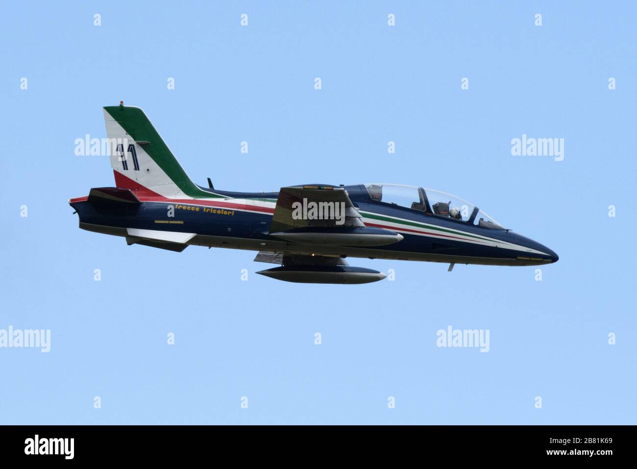 The Royal International Air Tattoo, RAF Fairford, Gloucestershire, Reino Unido. 20 de julio de 2019. La Freece Tricolori se realiza esta tarde. Foto de stock