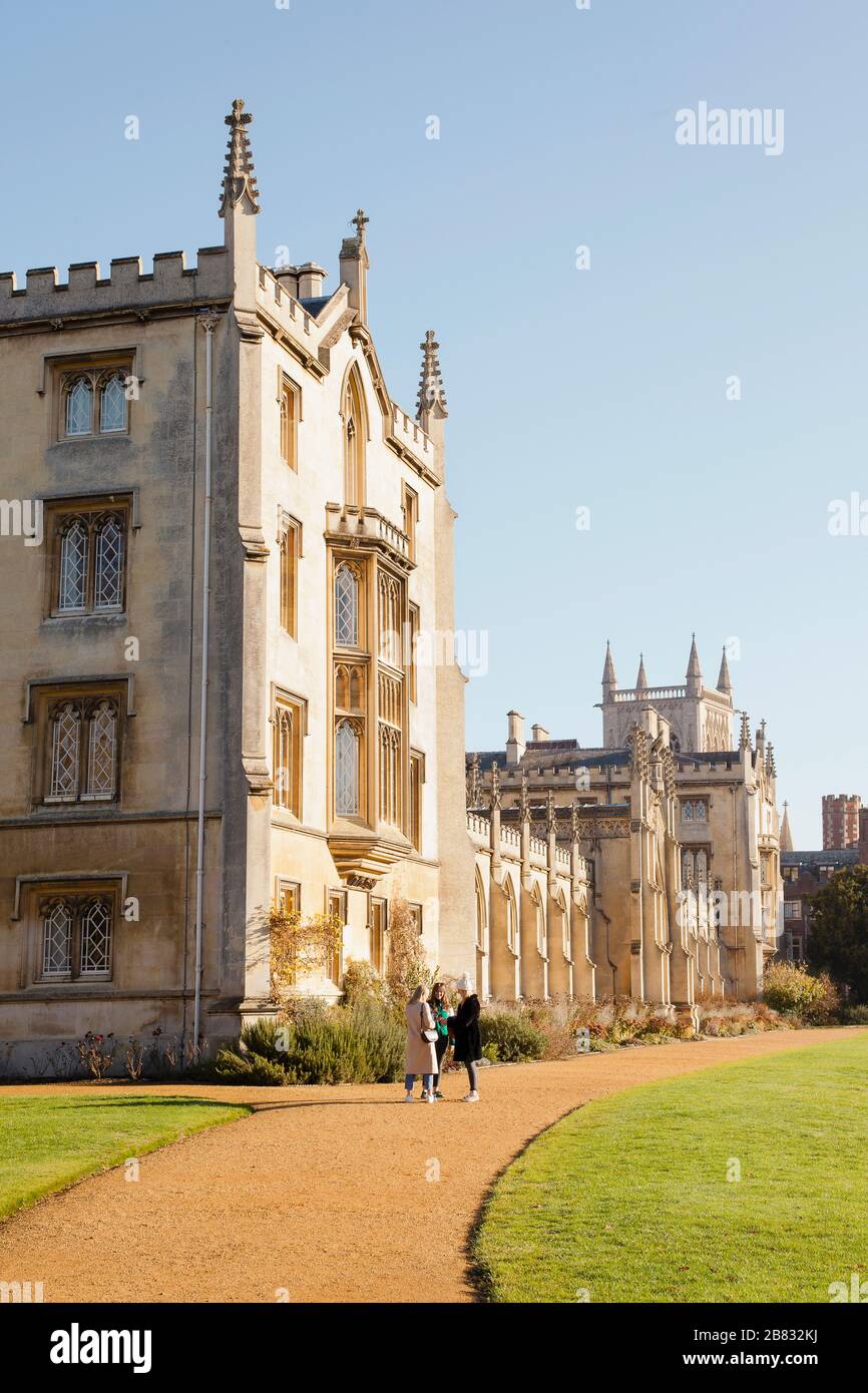 St. John's College, Cambridge University, Inglaterra, Reino Unido Foto de stock