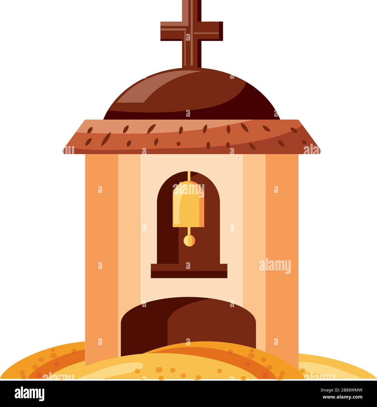 Iglesia católica sobre fondo blanco, diseño de ilustraciones vectoriales Imagen Vector de stock - Alamy Iglesia católica sobre fondo blanco, diseño de ilustraciones vectoriales Imagen Vector de stock - Alamy