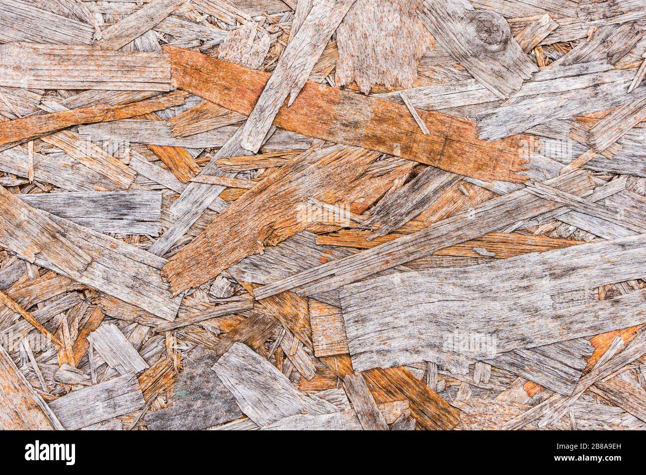 Reciclado de madera comprimida recortes de fondo de la tabla. Textura