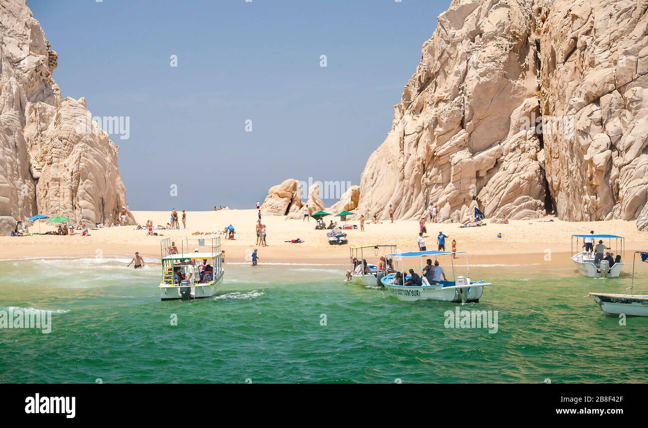 Playa de los amantes, Cabo San Lucas, Baja California Sur, México Foto de stock