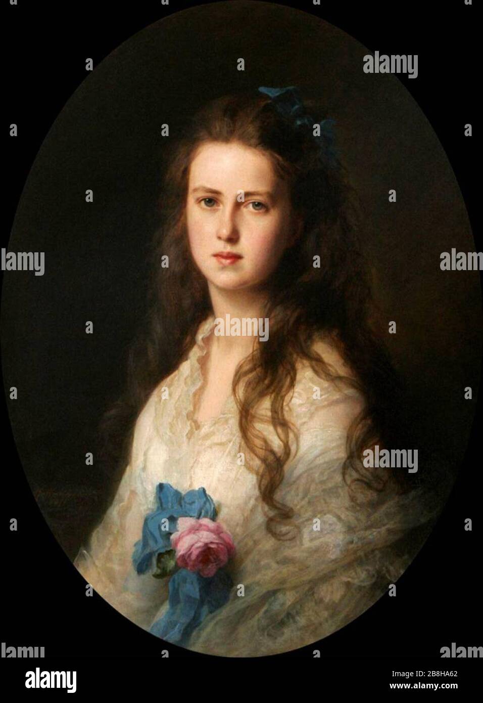 Gran Duquesa María Alexandrovna de Rusia (1853-1920, más tarde Princesa de Gran Bretaña e Irlanda, Duquesa de Edimburgo, Fürsín von Sachsen-Coburg und Gotha). Foto de stock