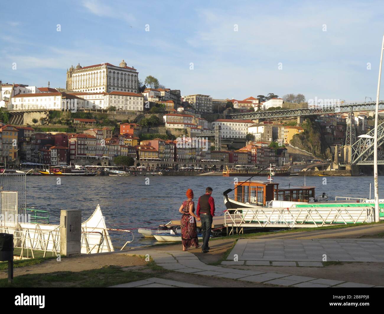 Río Duero, Oporto Foto de stock