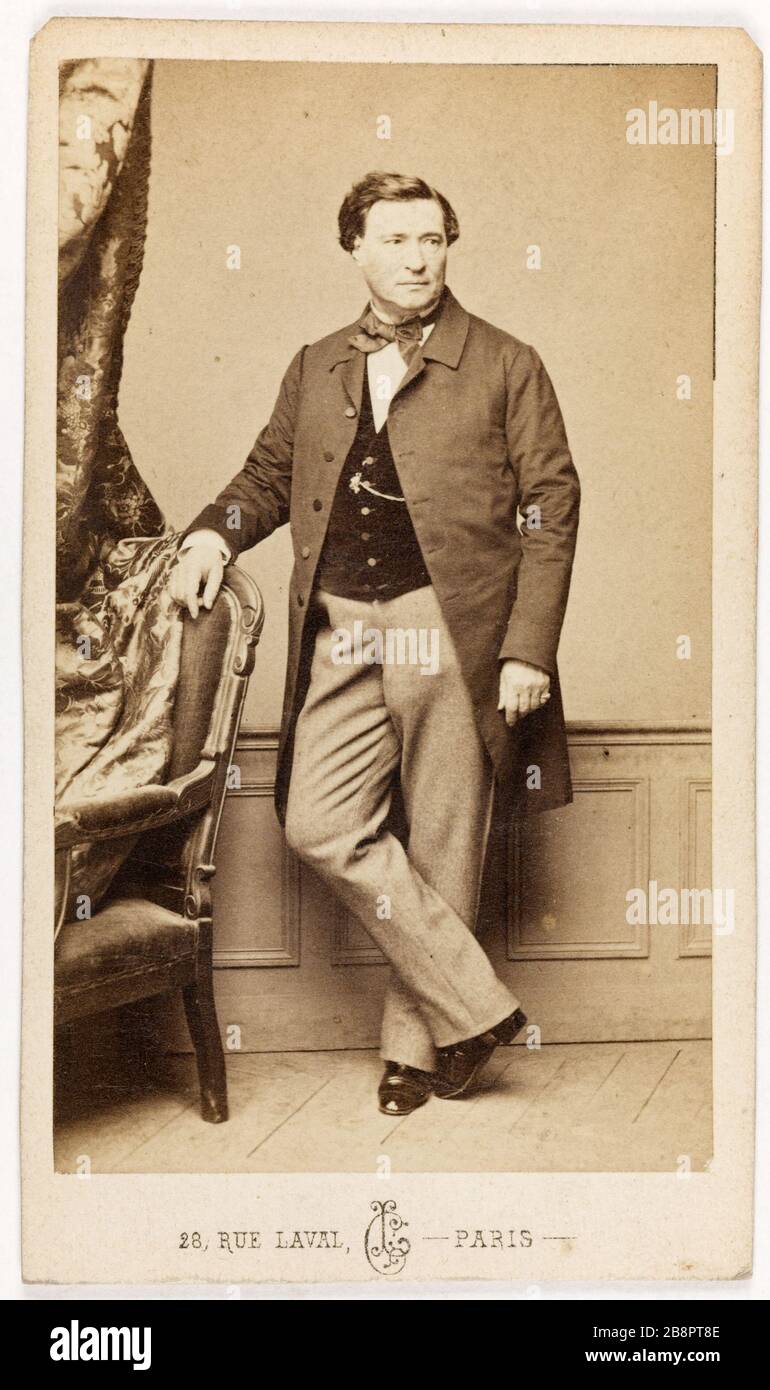 Retrato de Hippolyte Tisserant (18091877 o 1878), actor Retrato de