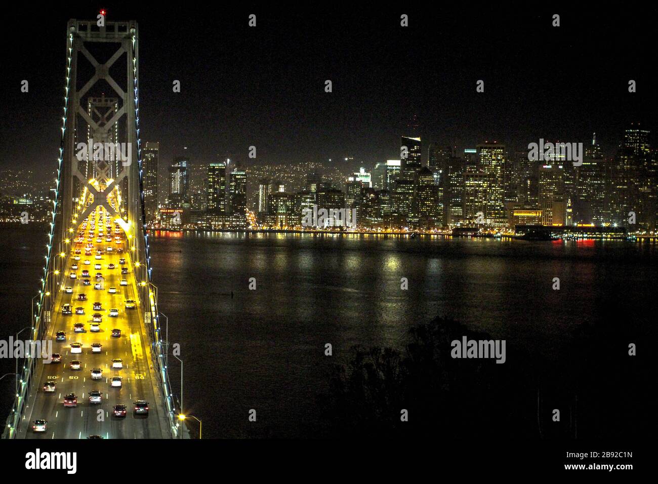 Bay Bridge San Francisco California #2 Foto de stock