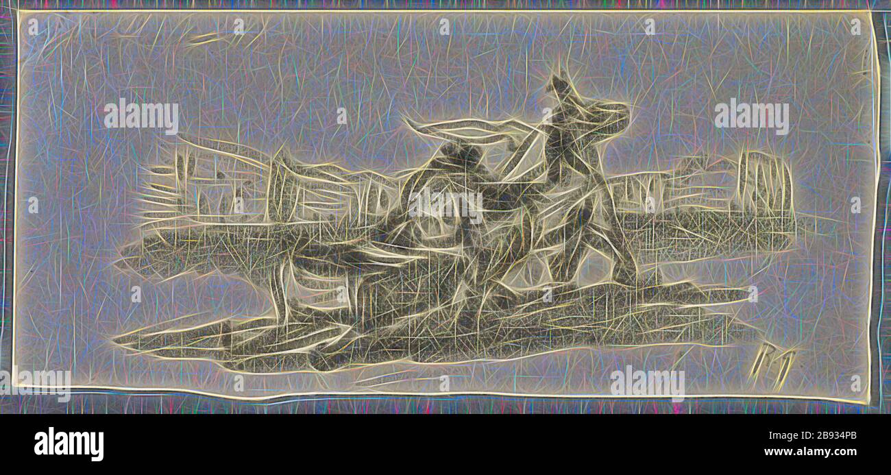 Untitled UN Caballo Que Se Deshace Con Un Trineo 1918 L piz Sobre 