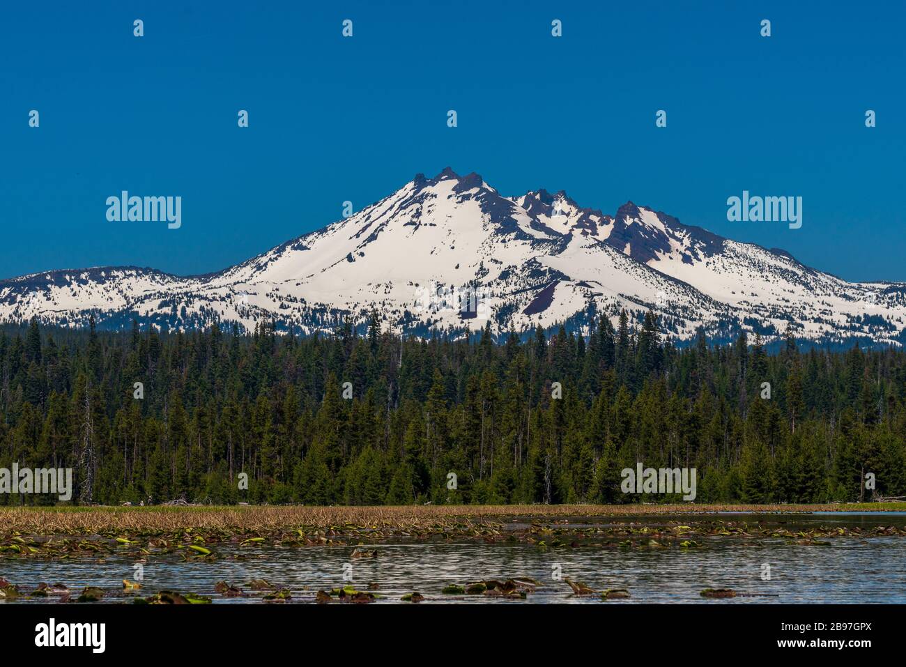 Montaña en Oregon Foto de stock