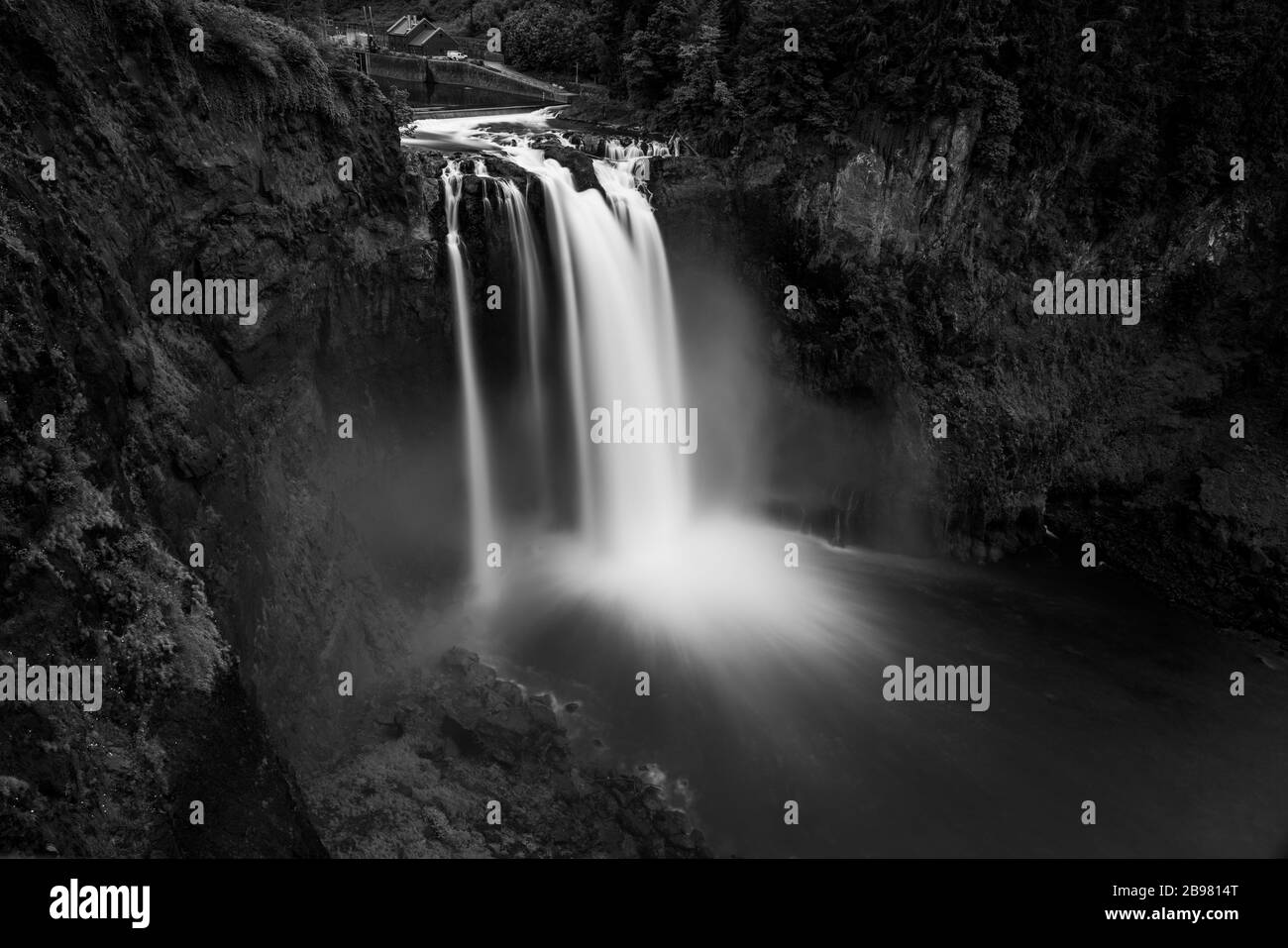 Snoqualmie Falls en Washington Foto de stock