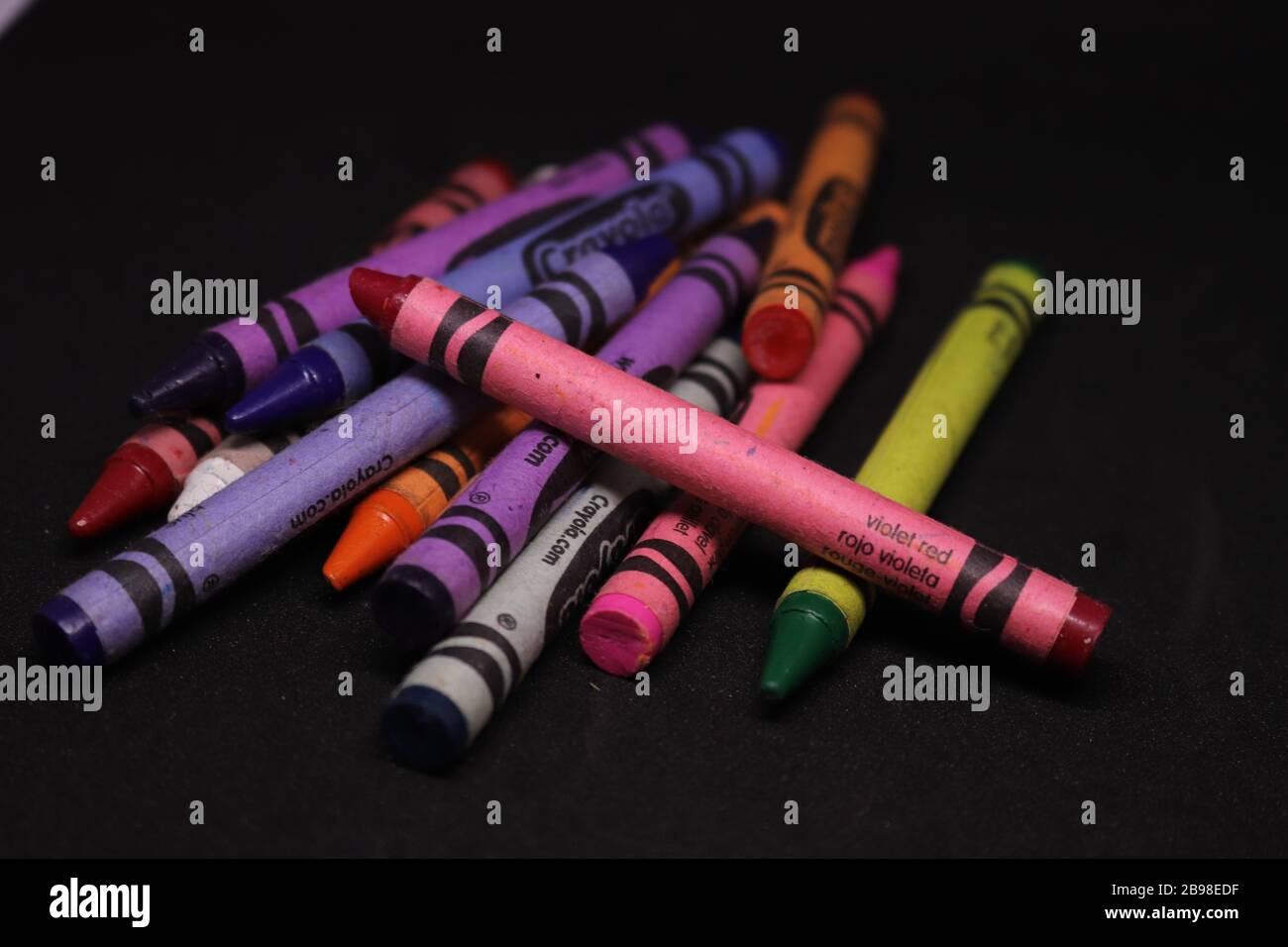 Conjunto de crayones para niños fotografías e imágenes de alta resolución -  Alamy