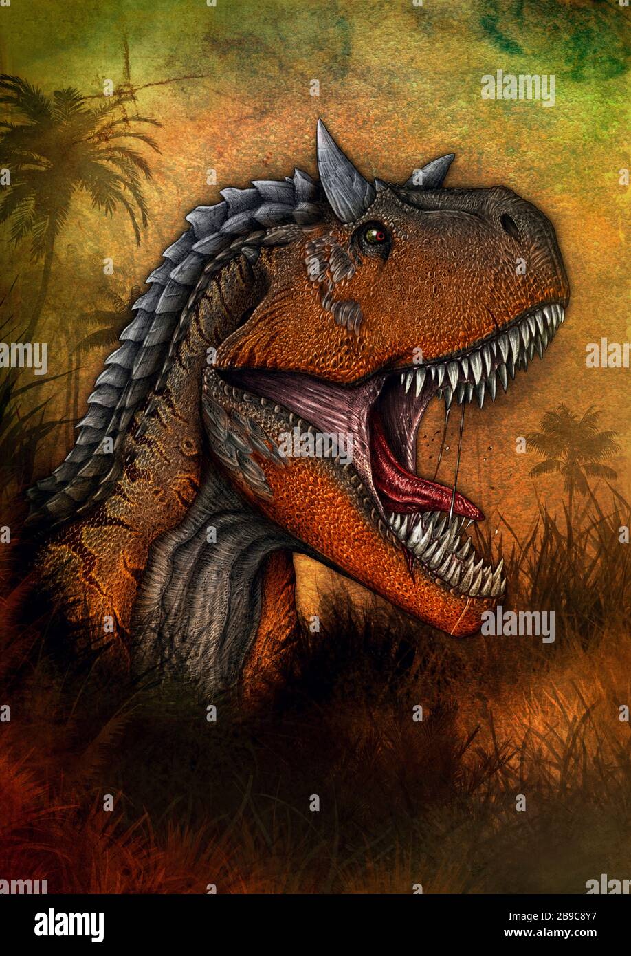 Carnotaurus dinosaur fotografías e imágenes de alta resolución - Alamy