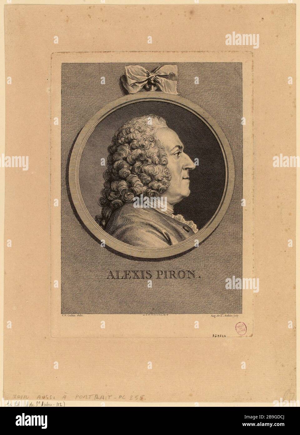 Alexis Piron (1689-1773), dramaturgo (título falso) Foto de stock