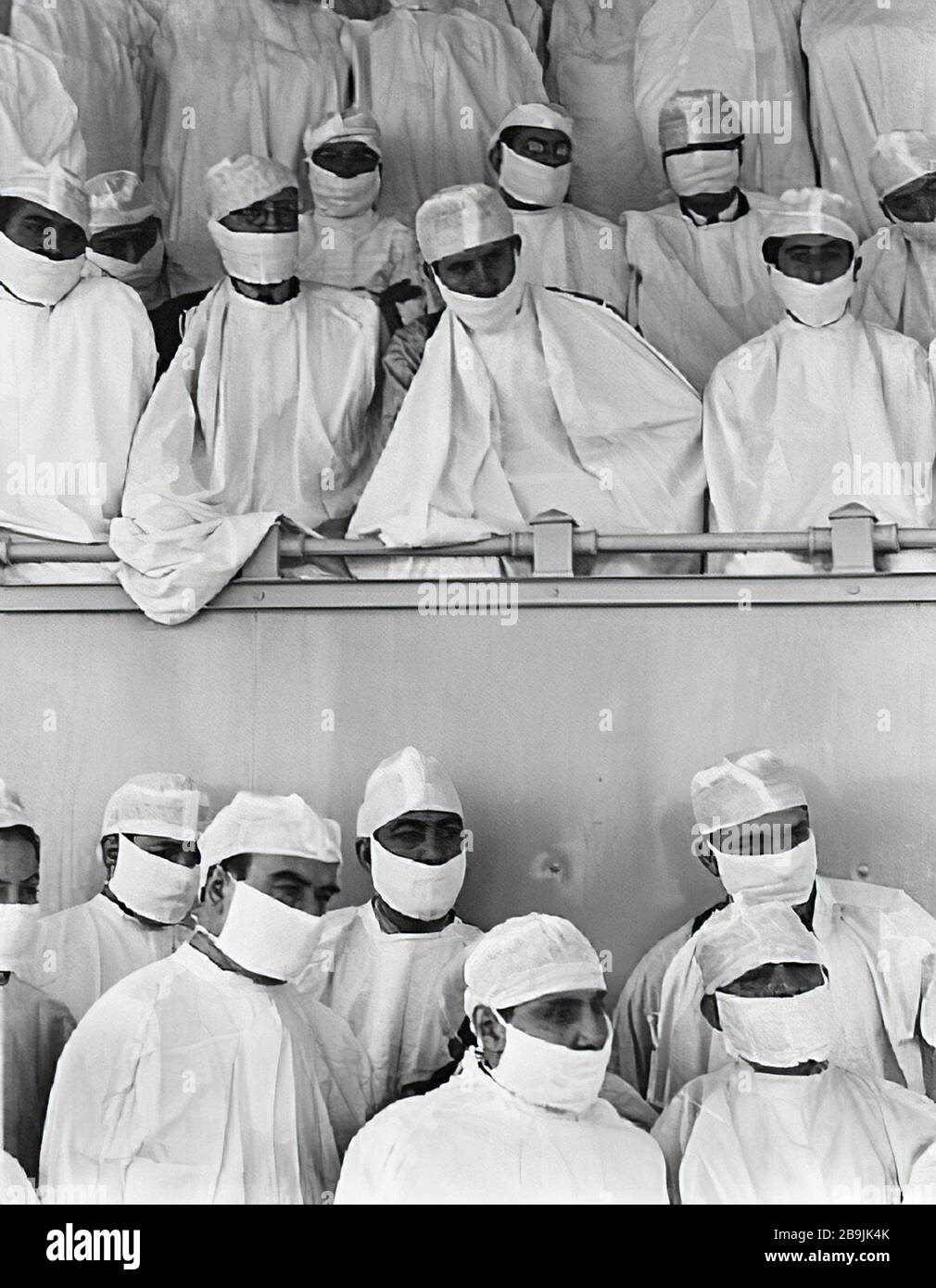 1918-1919. Una epidemia de "gripe panish" se propagó por todo el mundo Foto de stock