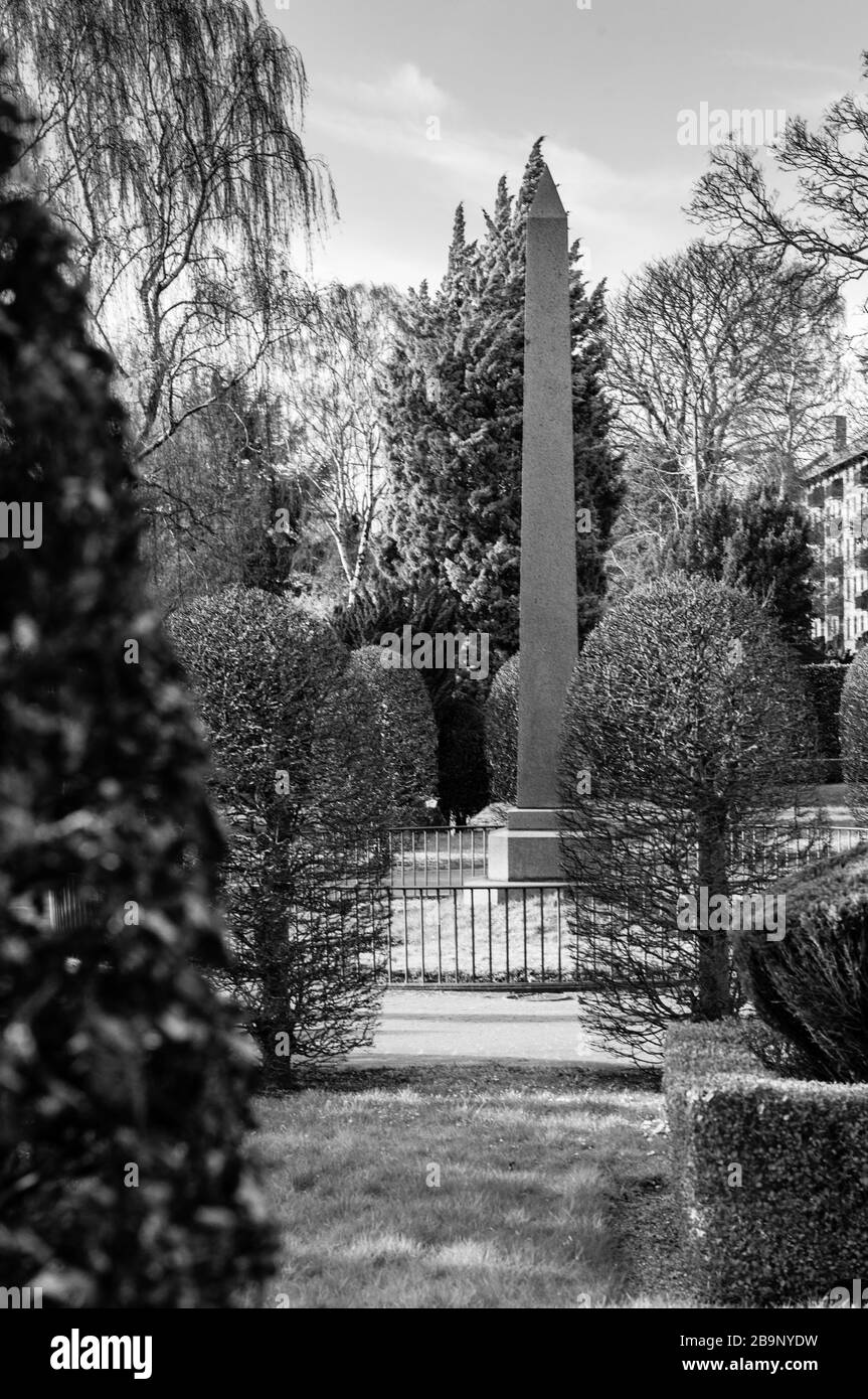 Garnisons Kirkegård Foto de stock