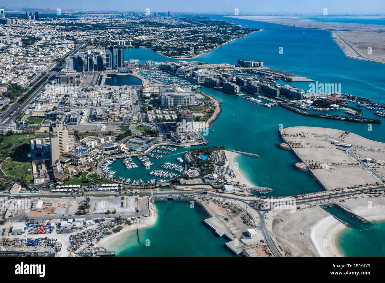 Emiratos Árabes Unidos. Abu Dhabi. Foto de stock