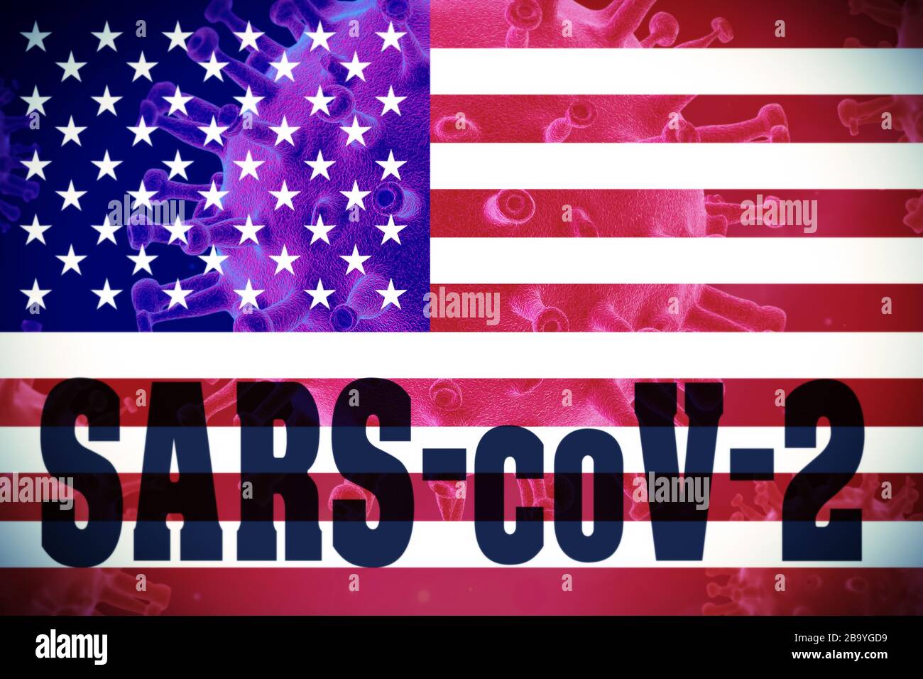 Crisis de coronavirus Estados Unidos Foto de stock