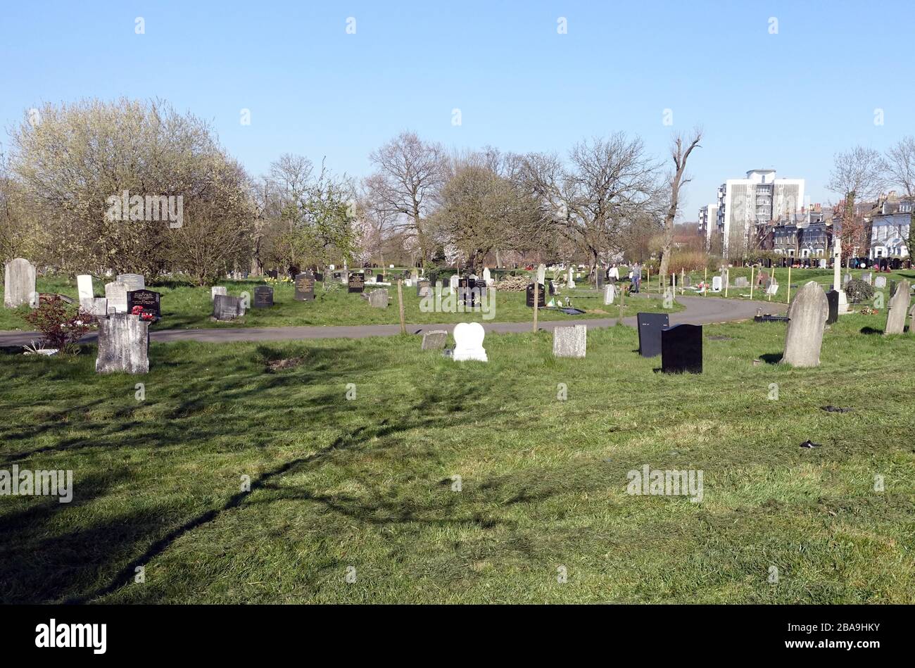 Camberwell New Cemetary, East Dulwich, South London Foto de stock