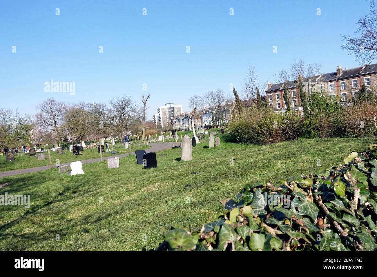 Camberwell New Cemetary, East Dulwich, South London Foto de stock