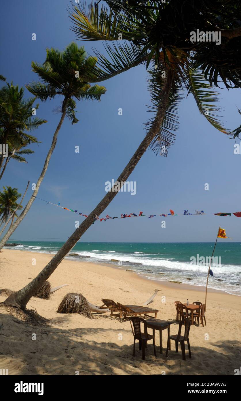Sri Lanka, Playa Tangalle Foto de stock