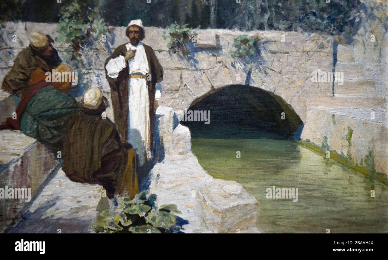 Vasily Polenov - que los hombres dicen que soy (1890) Foto de stock