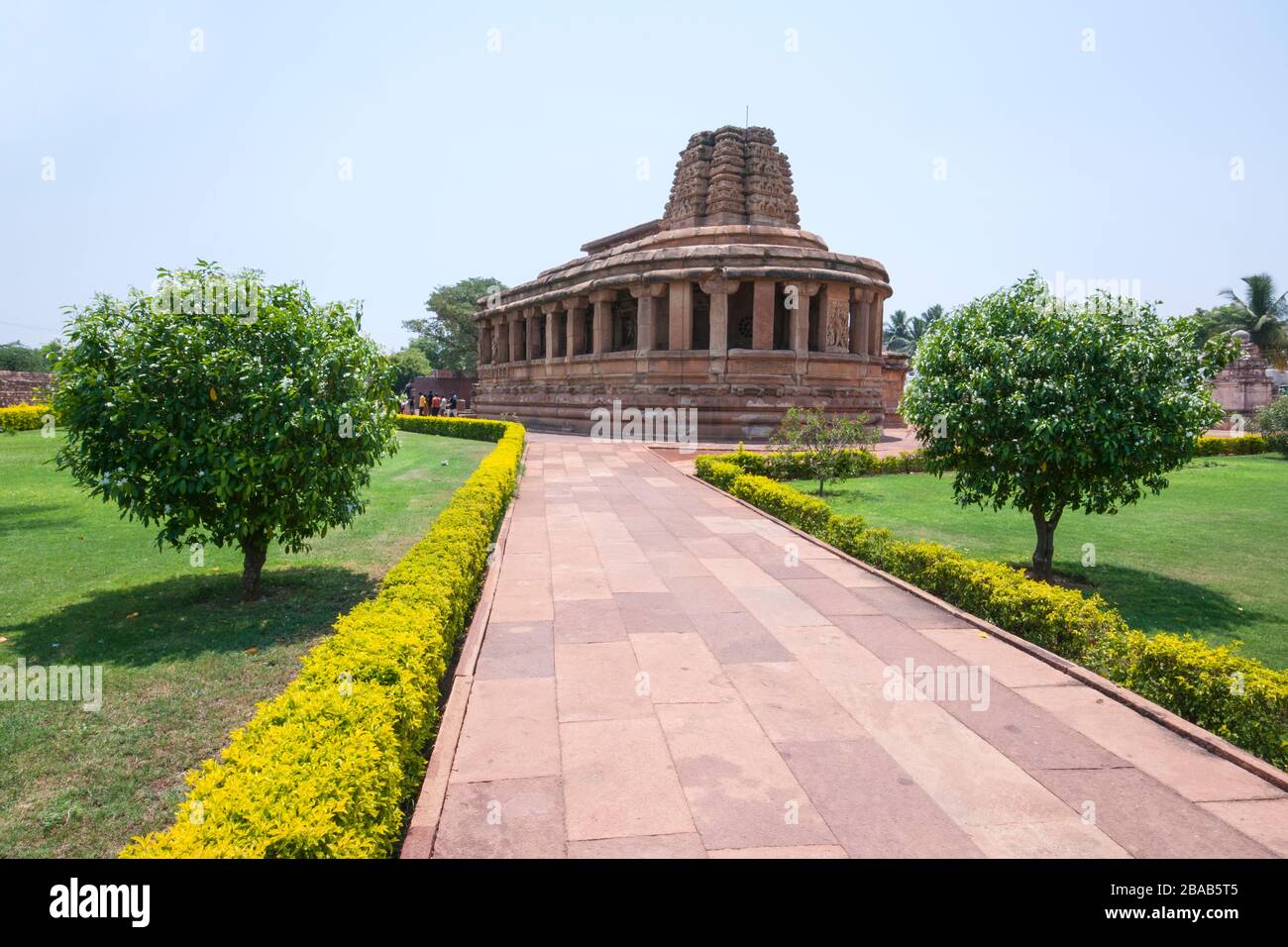 durga templo de aaihole karnataka india Foto de stock